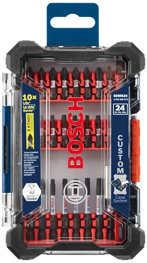Bosch Cordless Electric Screwdriver 12V Kit + Bosch 24-Piece Screwdriving Custom Case Set - Image 3