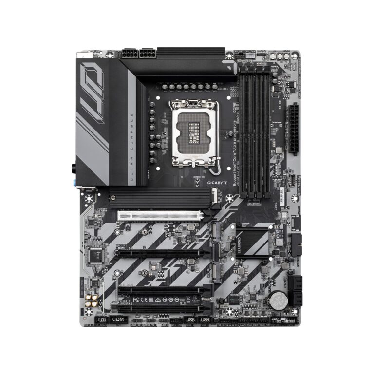 GIGABYTE Z890 UD WIFI6E Intel Core Ultra (Series 2) LGA 1851 Motherboard, ATX, DDR5, 3X M.2, PCIe 5.0, Front USB Type-C, WIFI6E, 2.5GbE LAN, EZ-Latch - Image 5