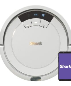 Shark AV752 ION Robot Vacuum, Tri-Brush System, Wifi Connected, 120 Min Runtime, Works with Alexa, Multi Surface Cleaning, White
