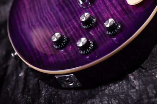 GROTE Guitar Solid Body Electric Guitar with Gigbag LPYS-006 (Purple) - Image 3