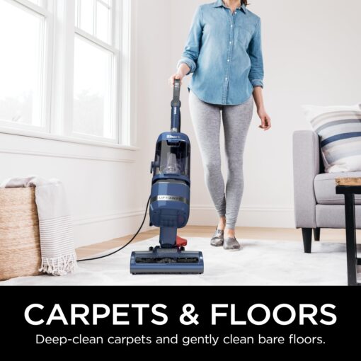 Shark Navigator Lift-Away ADV Upright Vacuum with HEPA Filter, Powerful Pet Hair Pickup, Advanced Swivel Steering, Lightweight Versatility, for Carpets & Hard Floors, Blue Jean, LA301 - Image 8