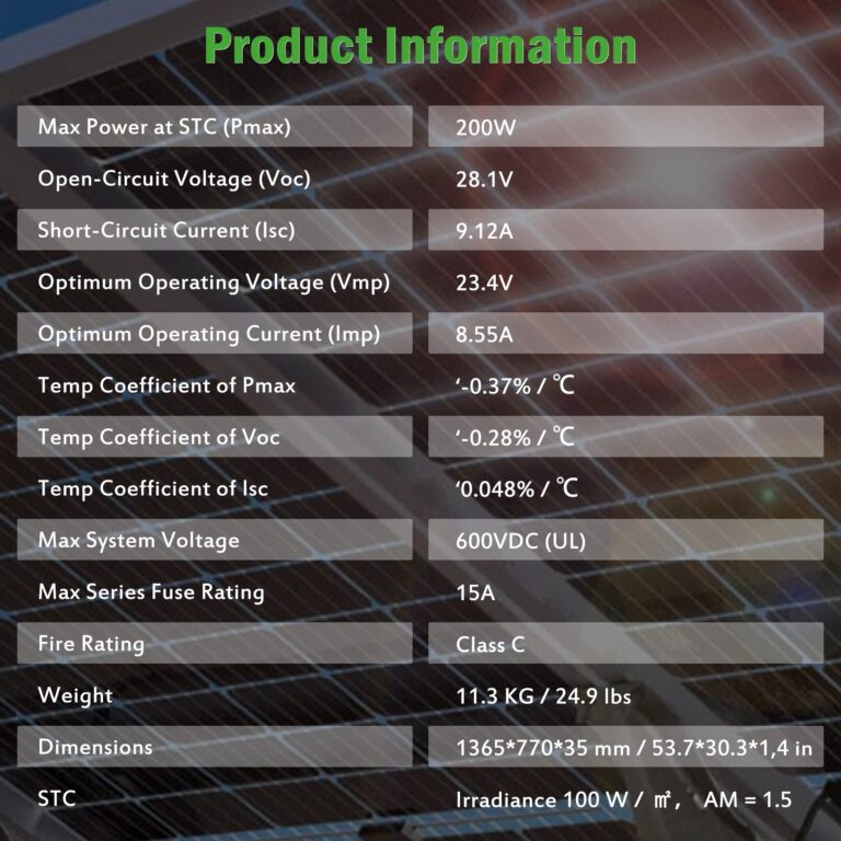 JJN Bifacial 400 Watt Solar Panel 12V 10BB Monocrystalline Solar Panels High Efficiency Solar Module for RV Home Farm Trailer Camper Marine Off Grid System(2 PCS 200 Watt) - Image 2