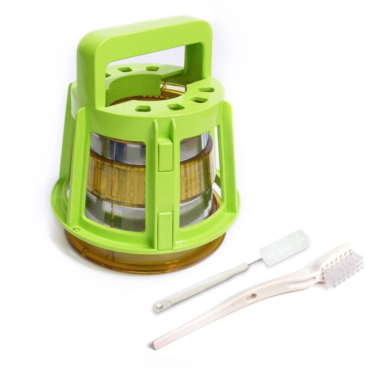 Kuvings Whole Slow Juicer B6000S - Higher Nutrients and Vitamins, BPA-Free Components, Easy to Clean, Ultra Efficient 240W, 60RPMs, Includes Blank Strainer-Silver 17.5" X 10.06" X 14" - Image 4