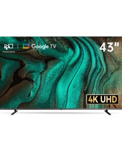 FPD 43 Inch Smart TV 4K UHD LED Flat Screen Google TV with Google Cast, Bluetooth, HDMI, Streaming Live, HDR 10, Dolby Vision, Ultra Slim Television(Canvas-Series, CG43-C3, 2025)