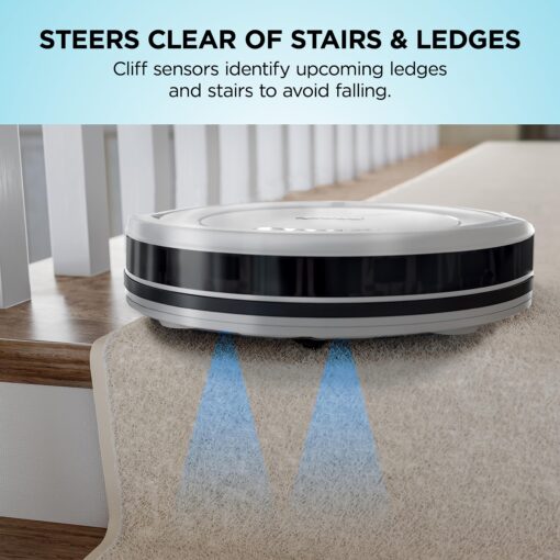 Shark AV752 ION Robot Vacuum, Tri-Brush System, Wifi Connected, 120 Min Runtime, Works with Alexa, Multi Surface Cleaning, White - Image 4