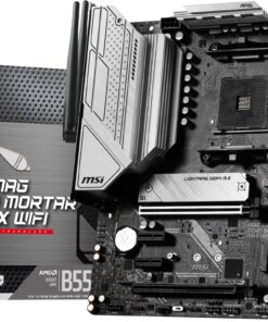 MSI MAG B550M Mortar MAX WiFi Gaming (AMD Ryzen 5000 Series, AM4, DDR4, PCIe 4.0, SATA 6Gb/s, M.2, USB 3.2 Gen 2, HDMI/DP, Wi-Fi 6E, Bluetooth 5.2, 2.5Gbps LAN, Micro ATX)