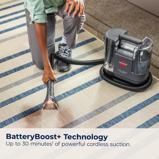 BISSELL® Little Green® Cordless Portable Deep Cleaner with 25V Lithium-Ion Battery & Battery-Boost Technology, 3682 - Image 6