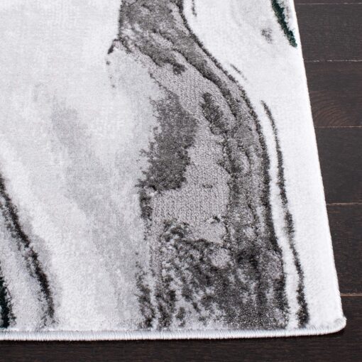 SAFAVIEH Craft Collection Area Rug - 6'7" x 9', Grey & Green, Modern Abstract Design, Non-Shedding & Easy Care, Ideal for High Traffic Areas in Living Room, Bedroom (CFT819Y) - Image 5