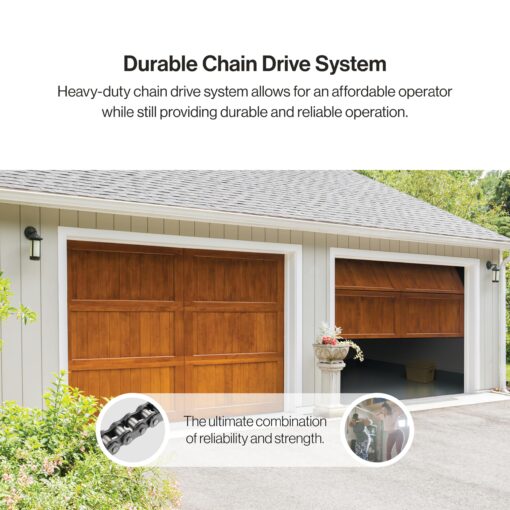 Genie Chain Drive 550 Garage Door Opener, Heavy Duty Chain Drive Opener, Model 2035-TKO - Image 10