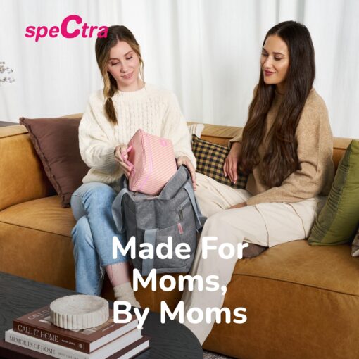 Spectra Baby S2 Plus Premier Electric Breast Pump with Grey Tote Premium Accessory Kit - 28 mm - Image 4