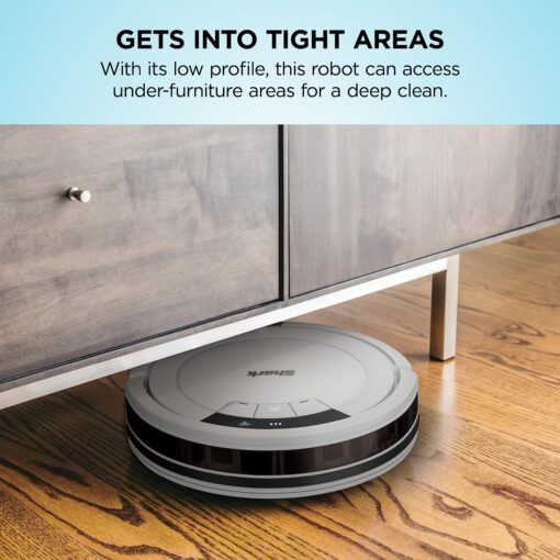 Shark AV752 ION Robot Vacuum, Tri-Brush System, Wifi Connected, 120 Min Runtime, Works with Alexa, Multi Surface Cleaning, White - Image 6