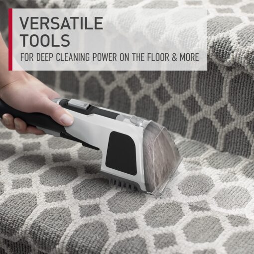 Hoover PowerScrub XL Pet Carpet Cleaner Machine for Carpet and Upholstery, Deep Cleaning Carpet Shampooer Machine with Multi-Purpose Tools, Powerful Suction, Includes Oxy Pet Cleaner Solution - Image 5