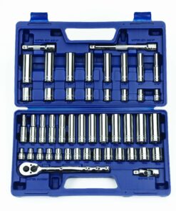 Williams JHW50666 47-Piece 3/8-Inch Drive Socket and Drive Tool Set With Compact Case- 6 & 12 Point SAE & Metric