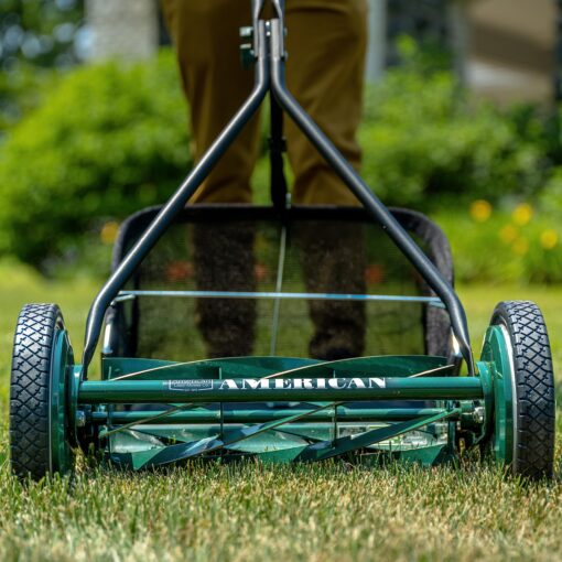 American Lawn Mower 16-inch 7-Blade Push Reel Mower + Sharpening Kit - Image 4