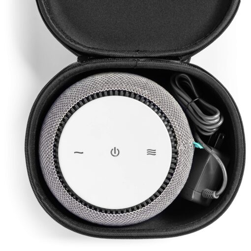 SNOOZ Original White Noise Sound Machine, SNOOZ Go Portable Noise Machine, and Travel Case Bundle - Image 2