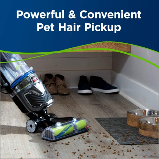 Bissell Pet Hair Eraser Turbo Rewind Vacuum, Lightweight, Automatic Cord Rewind, Tangle-Free Brush Roll, Headlights, Powerful Pet Hair Pickup, SmartSeal Allergen System, Blue, 27909 - Image 6