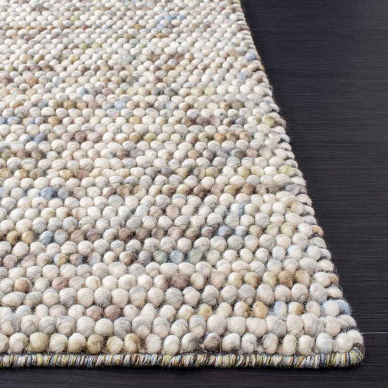 SAFAVIEH Natura Collection Runner Rug - 2'3" x 8', Ivory & Multi, Handmade Farmhouse Wool, Ideal for High Traffic Areas in Living Room, Bedroom (NAT620D) - Image 6