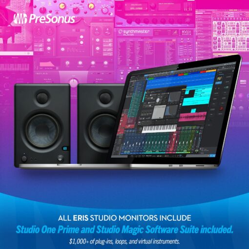 PreSonus Eris E4.5-2-Way 4.5" Near Field Studio Monitor (Pair) - Image 6