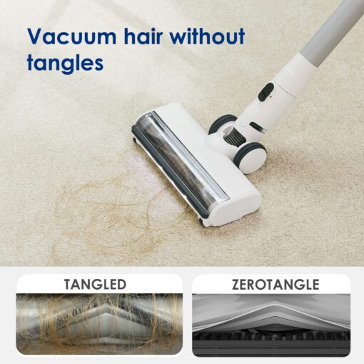Tineco A11 Pet Cordless Stick Vacuum Cleaner, Lightweight with ZeroTangle Brush Powerful Handheld Vacuum for Hard Floor, Carpet and Pet - Image 6