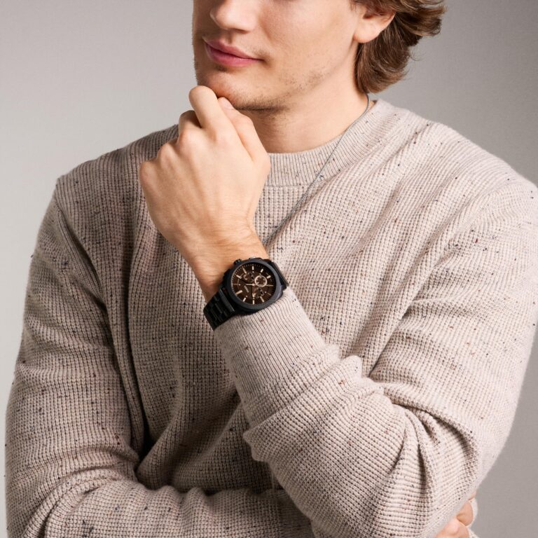 Fossil Men's Machine Chronograph Black Stainless Steel Watch - Image 4