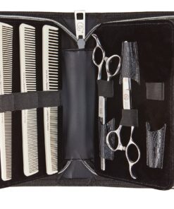 Olivia Garden SilkCutPro Professional Hairdressing Shear Large Capacity Shear Case Deal Contains Professional Hairdressing 5.75" Shear and Thinner Intro Case Contains: SKP-575LH, SKP-T635LH