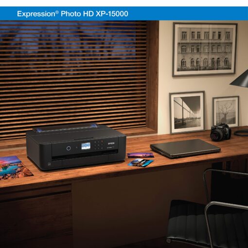 Epson Expression Photo HD XP-15000 Wireless Color Wide-Format Printer, Amazon Dash Replenishment Ready, Black, Large - Image 2