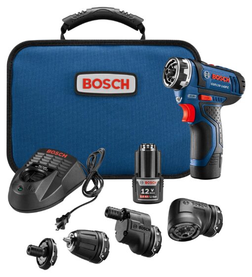 Bosch 12V 5-in-1 Cordless Electric Screwdriver Kit + 12V Max 3.0 Ah Lithium-Ion Battery - Image 7