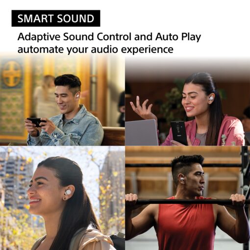 Sony LinkBuds S Truly Wireless Noise Canceling Earbud Headphones with Alexa Built-in, Bluetooth Ear Buds Compatible with iPhone and Android, White - Image 14