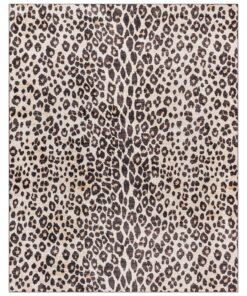 Gertmenian Indoor Boho Area Rug - 9x13 Extra Large, Non Slip, Super Strong, Ideal for High Traffic Areas in Bedroom, Living Room, Kitchen - Lennie, Leopard, 24588