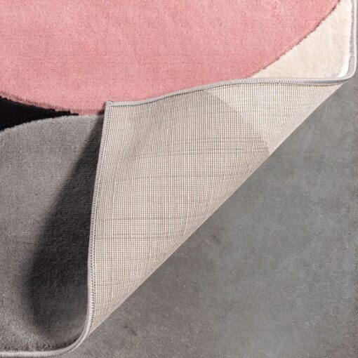 Well Woven Good Vibes Helena Blush Pink Modern Geometric Shapes 7 ft 10 in x 10 ft 6 in Texture Area Rug - Image 6