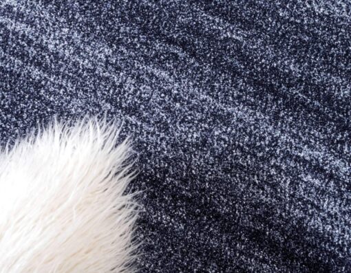 Unique Loom Del Mar Collection Area Rug - Abigail (10' x 13' Rectangle, Navy Blue/ Blue) - Image 6