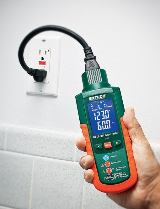 Extech CT70 AC Circuit Load Tester - Image 6