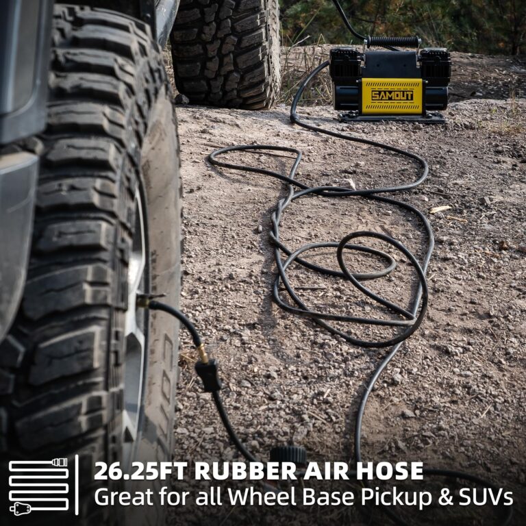 SMAOUT 12V Air Compressor, Offroad Portable Inflator 12.3 CFM, Air Pump Max 150PSI for Heavy-Duty Tire, 4x4 Vehicle, SUV, RV - Image 3