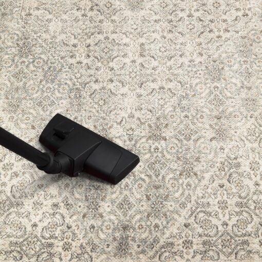 Keen Home Design 8x10 Rug - Machine Washable Area Rug with Non-Slip Backing, Ideal for Living Room, Dining Room, Bedroom - Vintage, Easy Clean, Durable, Low Pile Rug - (8' x 10') - Image 2