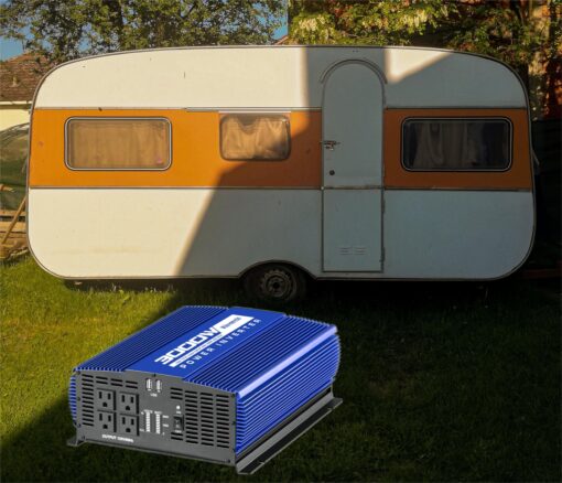 Kinverch 3000W Power Inverter 12V DC to 110V AC Car Battery Inverter with 4 AC Outlets /2 USB Port, Car Inverter for Home/Truck/Boat/RV Power Inverters for Vehicles - Image 2