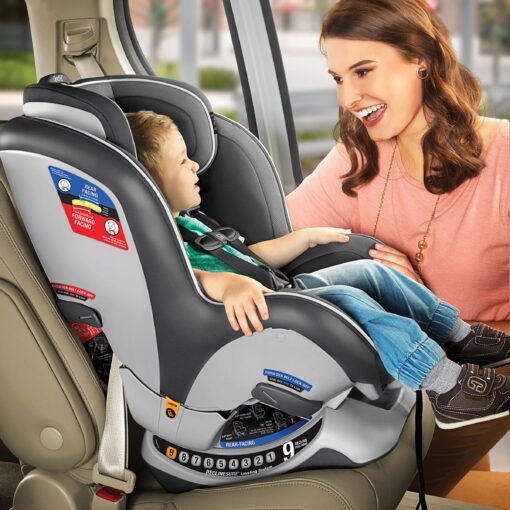 Chicco NextFit Zip Convertible Car Seat, Rear-Facing Seat for Infants 5-40 lbs., Forward-Facing Toddler Car Seat 25-65 lbs., Baby Travel Gear | Carbon/Black/Grey - Image 11