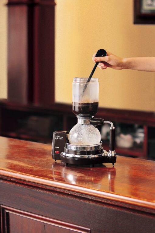 TWINBIRD siphon coffee maker dark brown CM-D853BR - Image 7