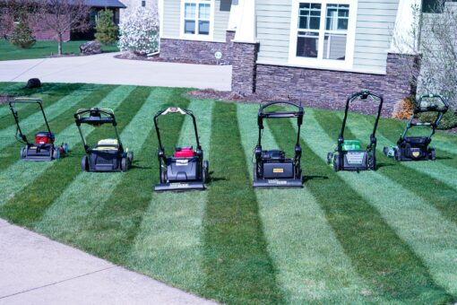 Lawn Stryper - Lawn Striping System – UNIVERSAL FIT - Works with Most 20”-22” Gas & Battery Residential Walk-Behind Mowers (Mounting Brackets for over 40 Major Brands Included in Box – See List Below) - Image 4