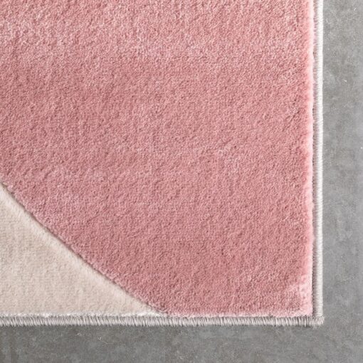 Well Woven Good Vibes Helena Blush Pink Modern Geometric Shapes 7 ft 10 in x 10 ft 6 in Texture Area Rug - Image 7