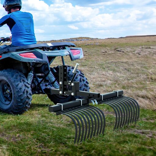 YITAMOTOR ATV/UTV Manual Implement Lift 1-Point Lift System Fits 2 Inch Receiver, 50 Inches Width - Image 3
