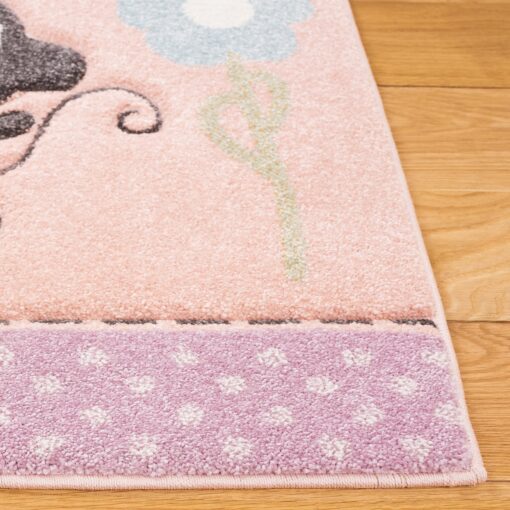 SAFAVIEH Carousel Kids 100 Collection Area Rug - 8' x 10', Blush Pink, Transitional Design, Stain Resistant, Ideal for High Traffic Areas in Living Room, Bedroom & Dining Room (CRK120U-8) - Image 4