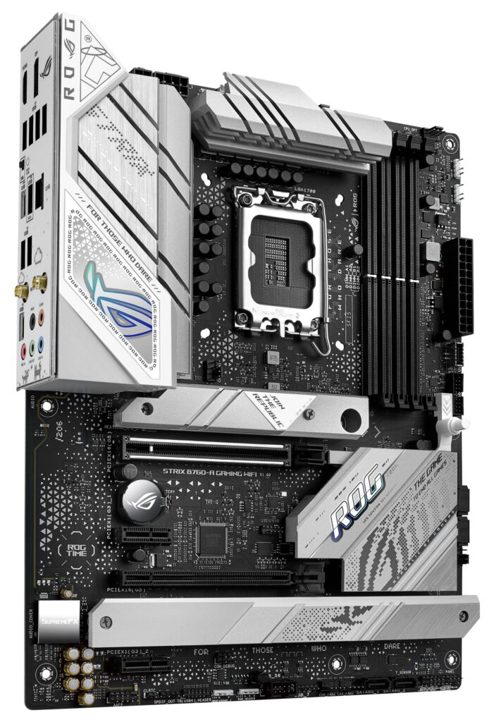 ASUS ROG Strix B760-A Gaming WiFi ATX Motherboard - Intel B760, DDR5, PCIe 5.0, WiFi 6E, Aura Sync RGB - Image 7