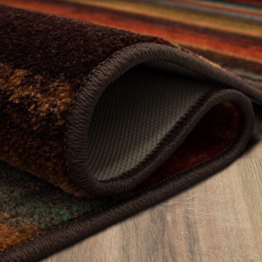 Mohawk Home Boho Stripe 7' 6" x 10' Area Rug - Multicolor - Perfect for Living Room, Dining Room, Office - Image 5