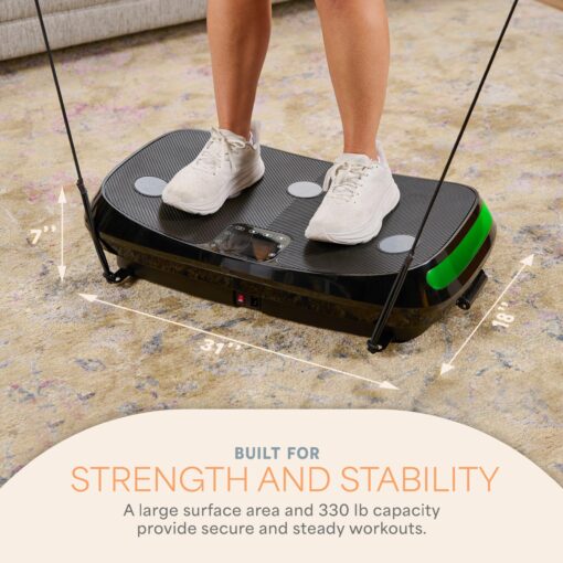 Lifepro Rumblex 4D Vibration Plate Exercise Machine with Triple Motor Oscillation, Linear, and Pulsation – Advanced 4D Vibration Technology for Whole Body Fitness, Weight Loss and Recovery at Home - Image 3