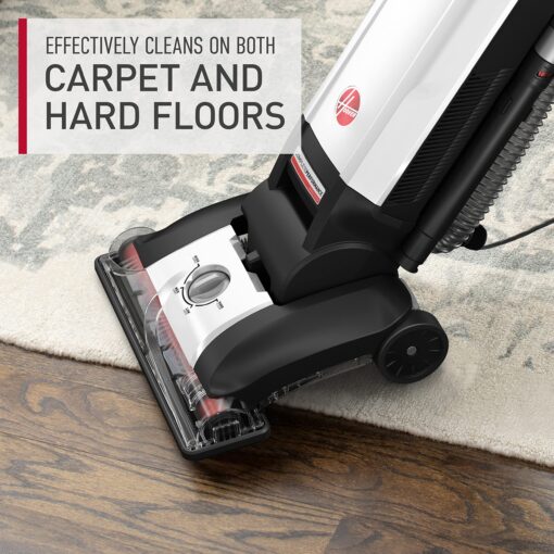 Hoover Complete Performance Corded Vacuum Cleaner, Bagged Vacuum Cleaner, Traps 99% of Dust Matter, Wide Cleaning Path, Includes Pet Upholstery Tool, Powerful Vacuum Cleaners for Home Use - Image 4