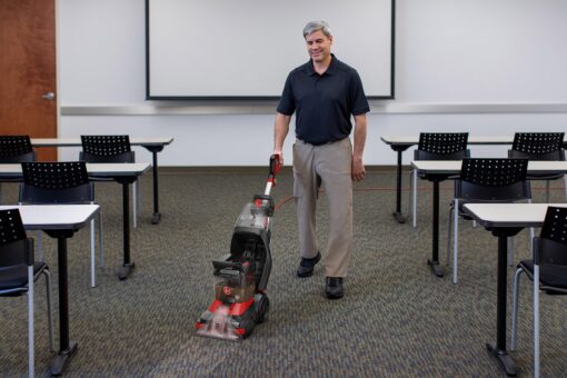 Hoover Commercial PowerScrub XL Spot Extractor, Carpet Cleaner Machine, Upright Shampooer, Commercial Grade Stain Remover, Powerful Deep Cleaner with Heated Drying, CH68000V, Black - Image 5