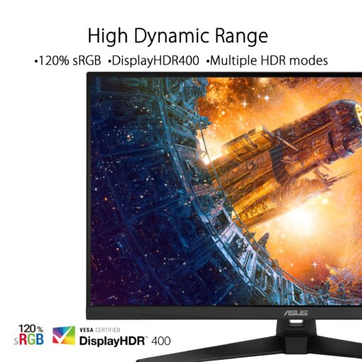 ASUS TUF Gaming 32” (31.5-inch viewable) 1080P Gaming Monitor (VG328QA1A) - Full HD, 170Hz, 1ms, Extreme Low Motion Blur, FreeSync Premium, Eye Care, Shadow Boost, HDMI, Tilt Adjustable,Black - Image 8