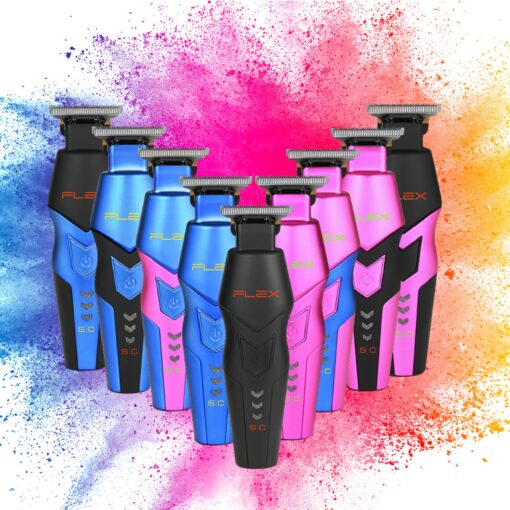 Stylecraft Flex Professional Modular Super-Torque Motor Cordless Hair Trimmer with 3 Modular Body Lids - Image 2