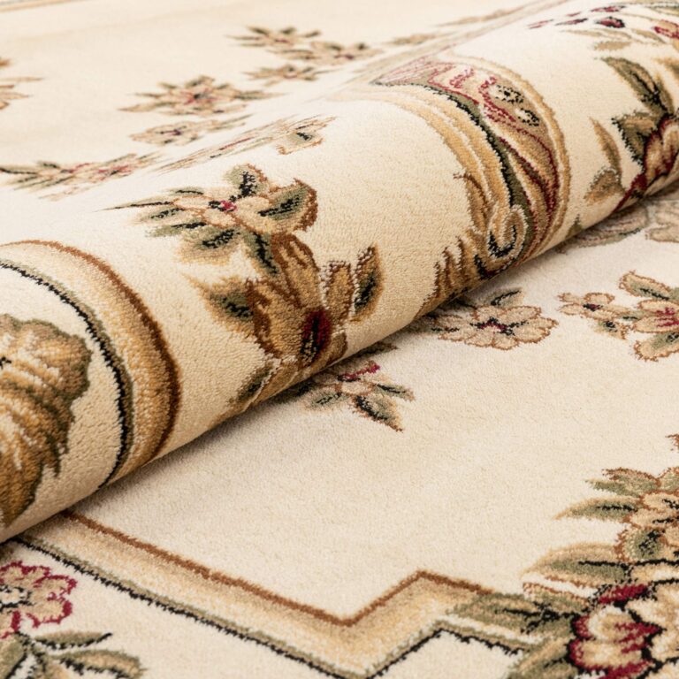 Pastoral Medallion Ivory French European Formal Traditional (7'10" x 10'6") Area Rug Easy to Clean Stain Fade Resistant Shed Free Contemporary Floral Thick Soft Plush Living Dining Room Rug - Image 6