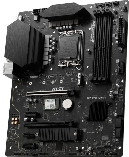MSI PRO Z790-S WiFi ProSeries Motherboard (Supports 12th/13th/14th Gen Intel Processors, LGA 1700, DDR5, PCIe 5.0, M.2, 2.5Gbps LAN, USB 3.2 Gen2, HDMI/DP, Wi-Fi 6E, Bluetooth 5.3, ATX) - Image 5